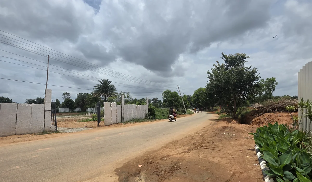 Approach road to Prestige Springwood off NH 44, Yerthiganahalli, Devanahalli - August 2026