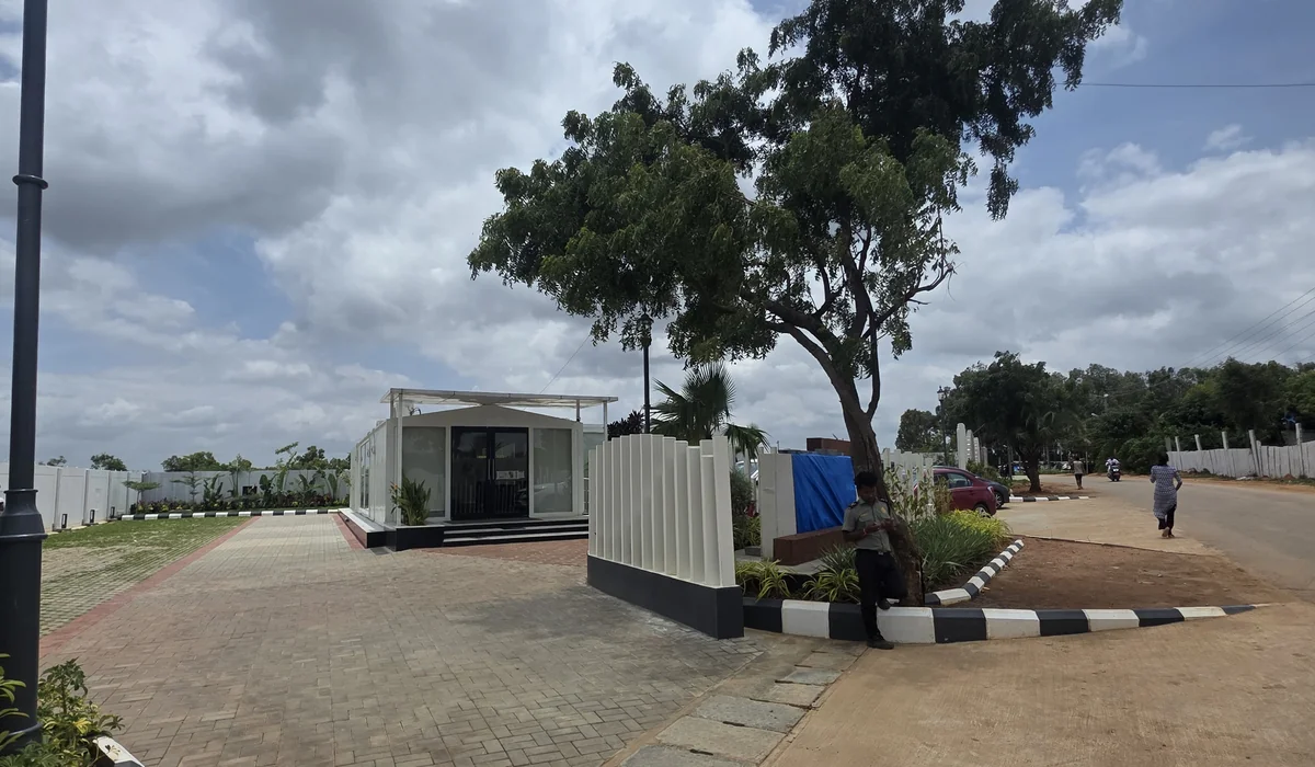 Prestige Springwood site Experience Centre and entrance plaza, Yerthiganahalli, Devanahalli - August 2026