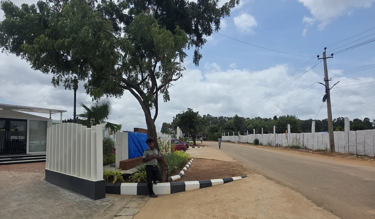 Prestige Springwood site frontage and access road, Yerthiganahalli, Devanahalli - August 2026